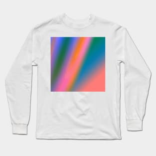 green red orange abstract texture background pattern Long Sleeve T-Shirt